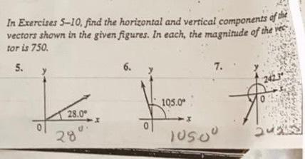 Solved In Exercises 5-10, find the horizontal and vertical | Chegg.com