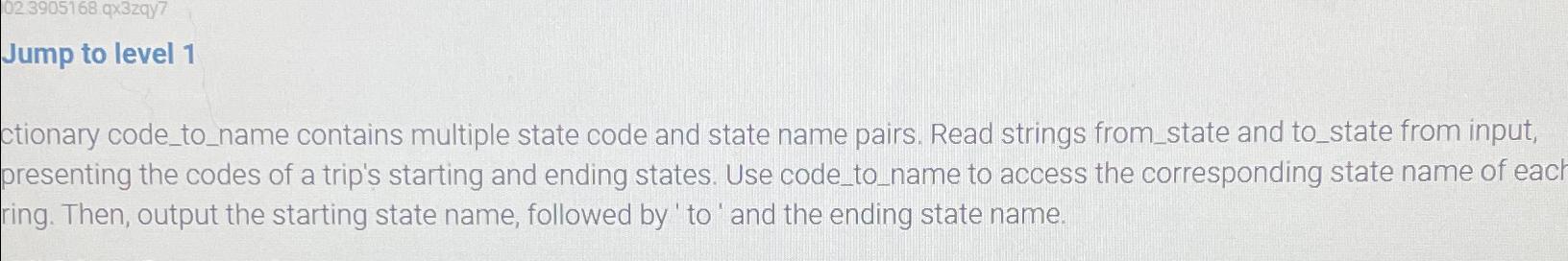 solved-ctionary-code-to-name-contains-multiple-state-code-chegg