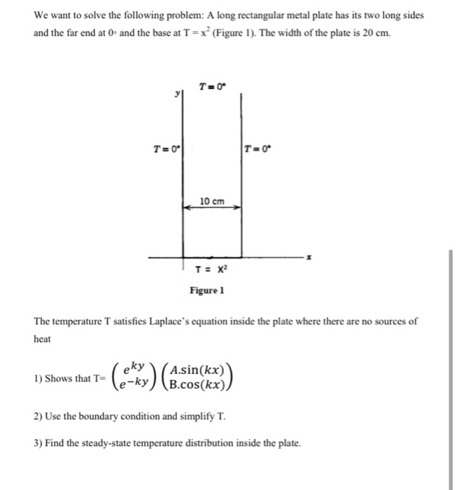 Solved We Want To Solve The Following Problem A Long Rec Chegg Com
