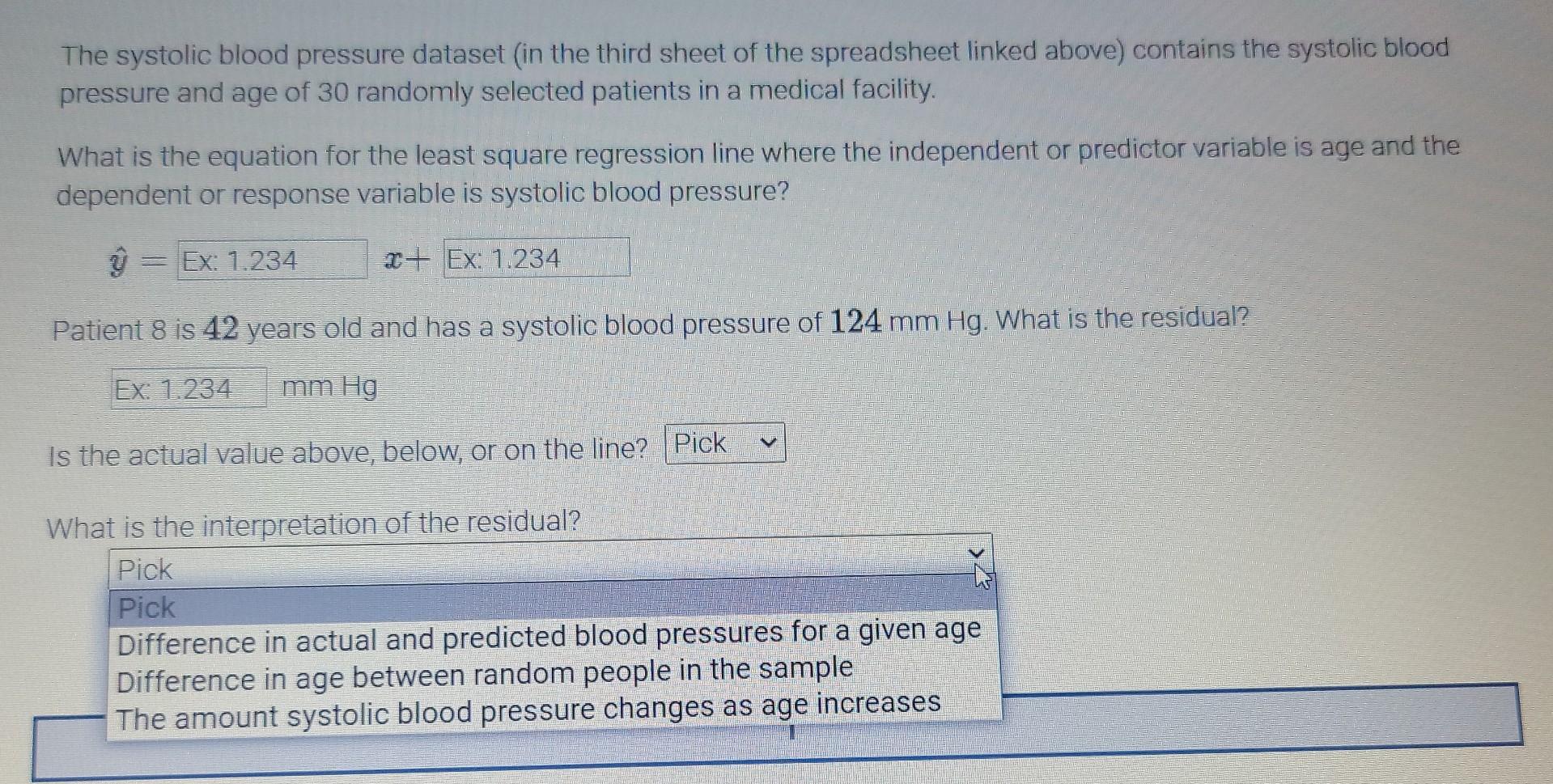 Solved Individual Age Systolic Blood Pressure 1 39 144 2 Chegg