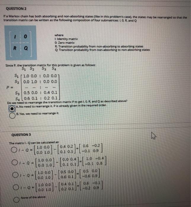 Solved Question Completion Status: The same scenario is used | Chegg.com