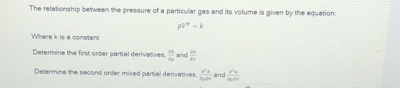 Solved The Relationship Between The Pressure Of A Particular | Chegg.com