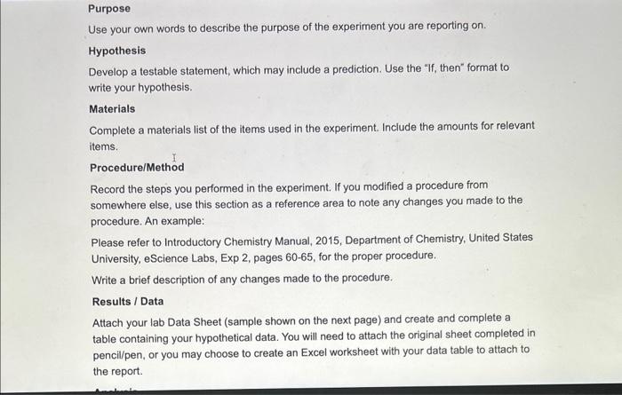 Solved please! do the experiment with the scientific method | Chegg.com