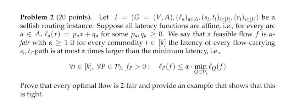 Solved Problem 2 (20 points). Let | Chegg.com