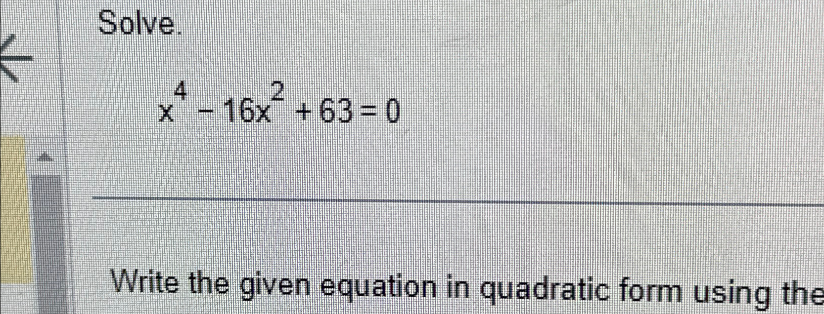 solve for x 2x2 4x 16 0
