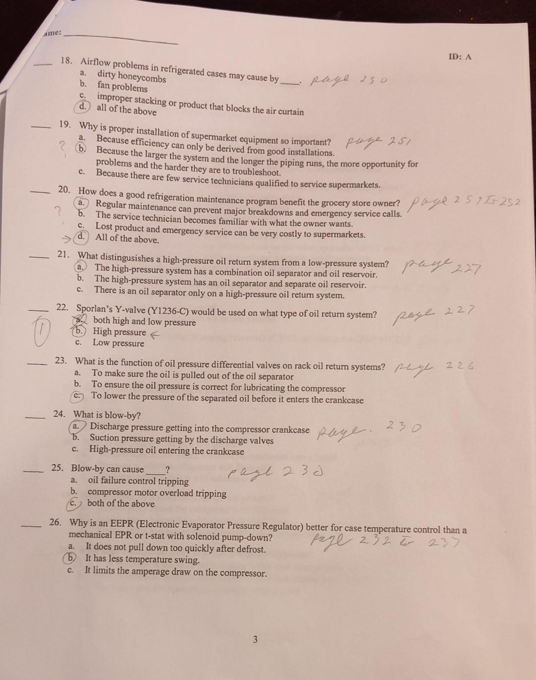 Solved Commercial Refrigeration Chapter 10 Supermarket