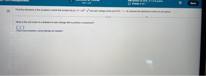 Solved a:what is the unit vector in a directin of zero | Chegg.com