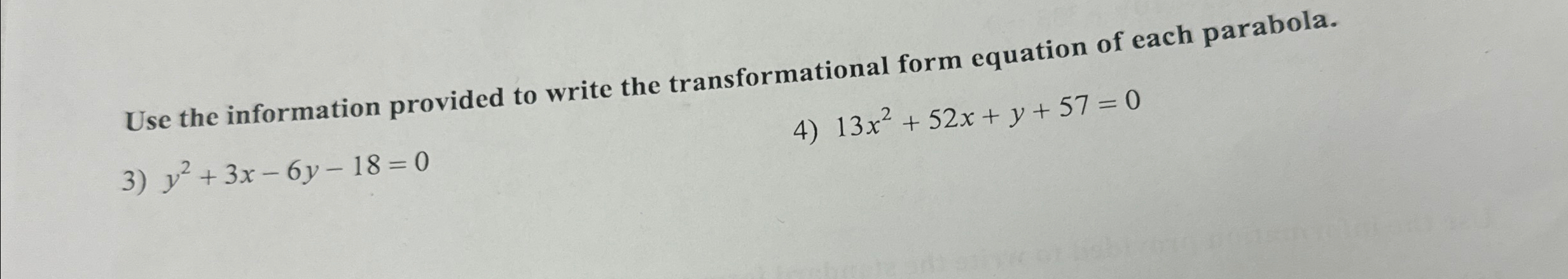 Solved Use the information provided to write the | Chegg.com