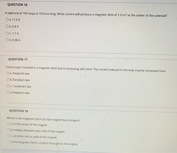 Solved QUESTION 1 Magnetic Field consist of magnetic field | Chegg.com