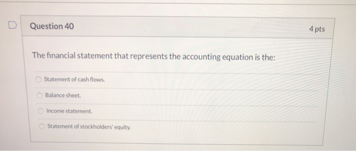 Which Of The Statements Correctly Represents The Accounting Equation Balance Sheet Represents Accounting Equation - Tessshebaylo