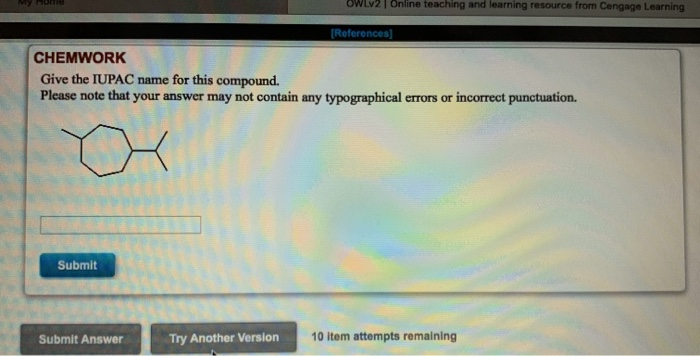 Solved OWLv2 | Online teaching and learning resource from | Chegg.com