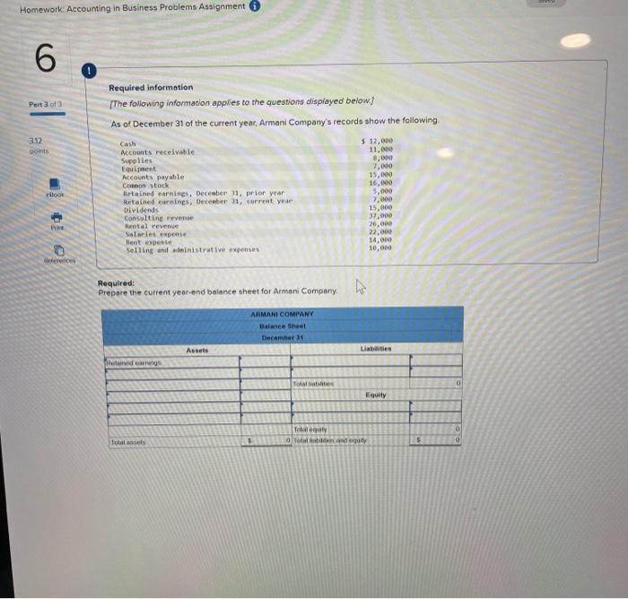 Solved Homework: Accounting in Business Problems Assignment 