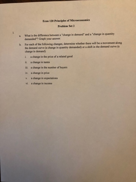 Solved Econ 120 Principles of Microeconomics Problem Set 2 | Chegg.com