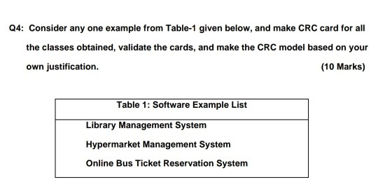 Q4 Consider Any One Example From Table 1 Given Chegg Com