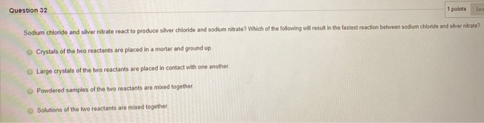 Solved Question 34 1 points Save Antwe For the reaction 2C | Chegg.com