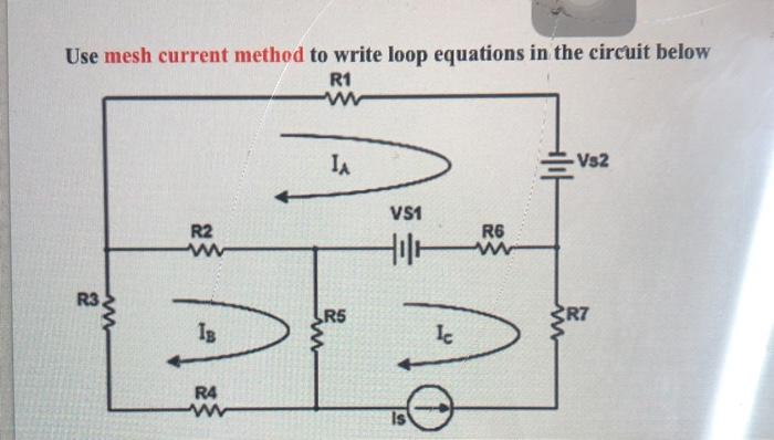 Solved Refer to the circuit in QUESTION-4 above, use loop | Chegg.com
