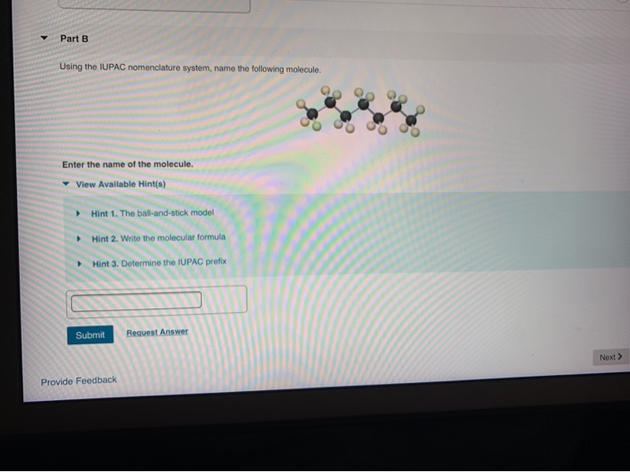 solved-part-b-using-the-iupac-nomenclature-system-name-the-chegg