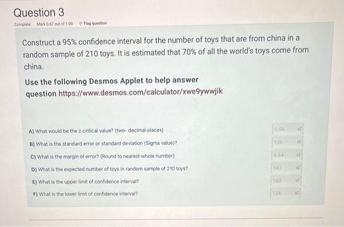 Solved Construct a 95% confidence interval for the number of Solved Construct a 95% confidence interval for the number of