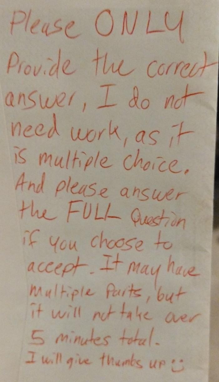 Solved Please ONLY Provide the correct answer, I do not need | Chegg.com