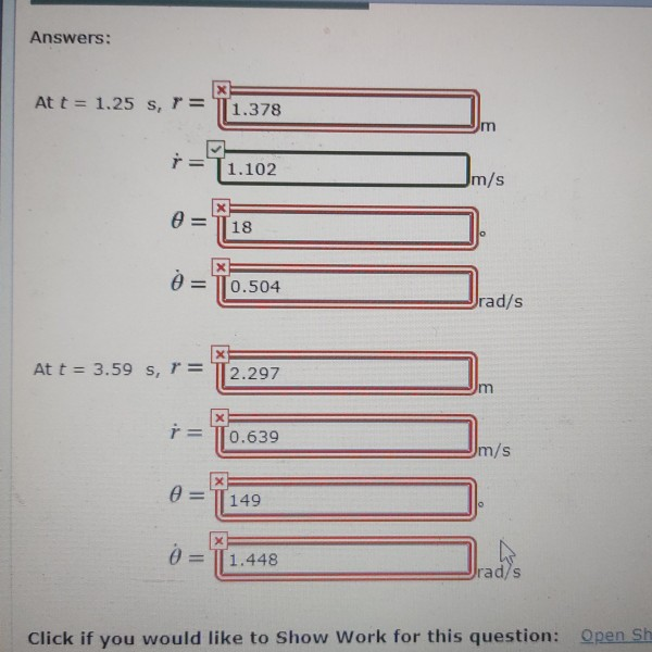 Solved Your Answer Is Partially Correct Try Again The P Chegg Com