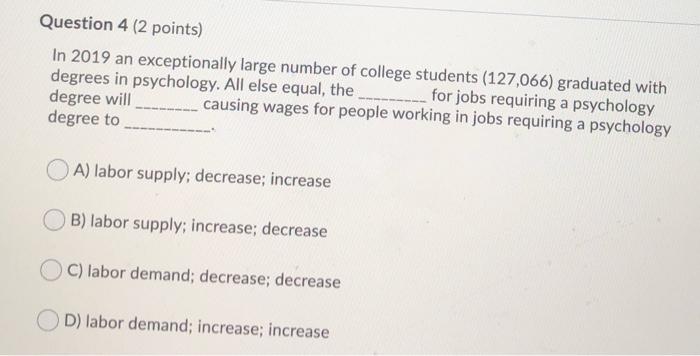 Solved Question 1 (2 points) Saved Which of the following | Chegg.com