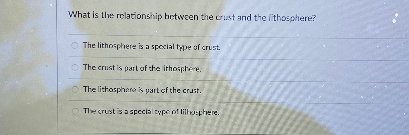 is the lithosphere and asthenosphere part of the crust