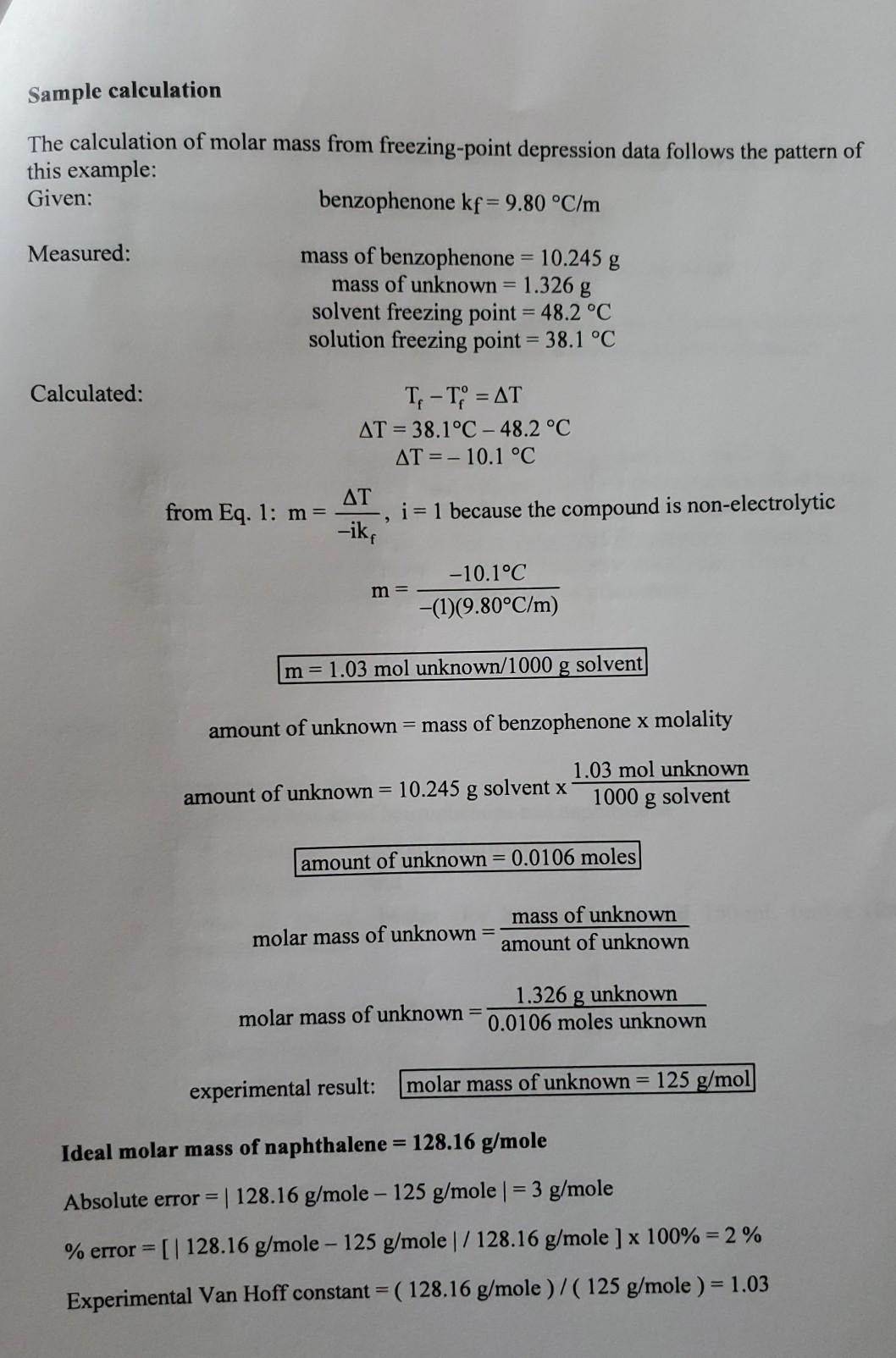 Solved DATA SHEET Determining the mass of the solvent and | Chegg.com