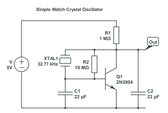 Watch crystal oscillator hot sale