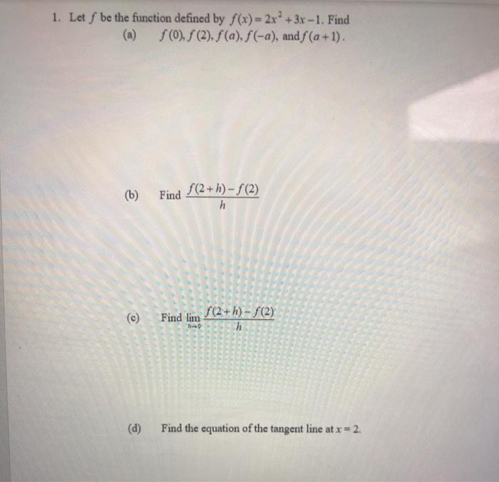 Solved Please Show Work And Complete All Question!! Its My | Chegg.com