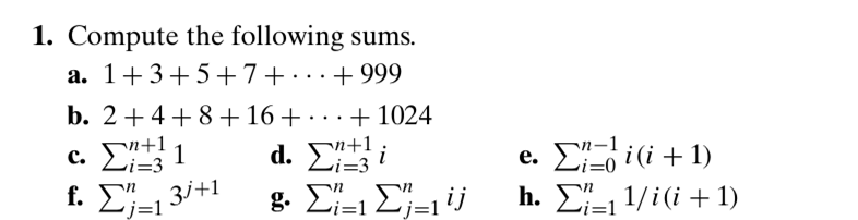Solved Please answer b ﻿and c ﻿Compute the following | Chegg.com