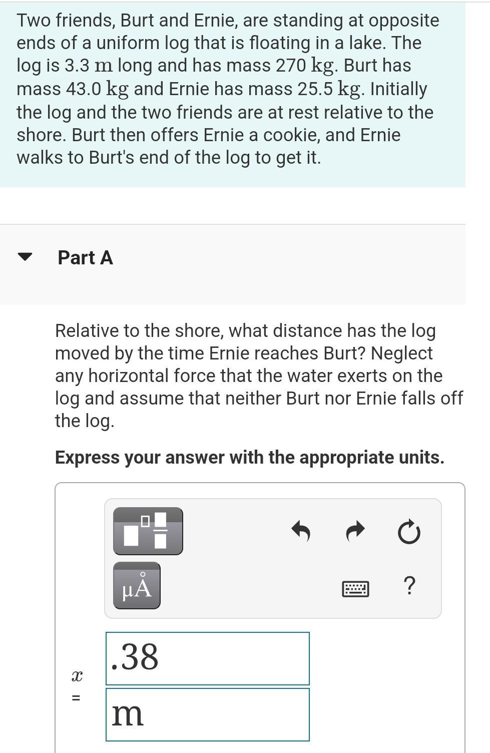 solved-two-friends-burt-and-ernie-are-standing-at-opposite-chegg