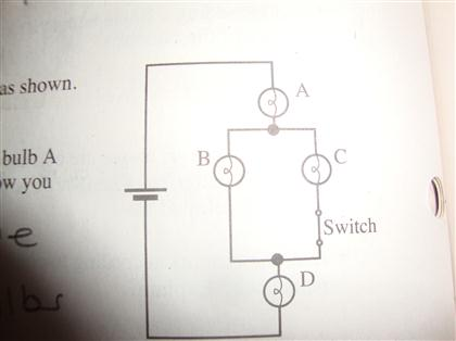 Assuming all bulbs are identical, rank the brightness of the bulbs Assuming all bulbs are identical, rank the brightness of the bulbs