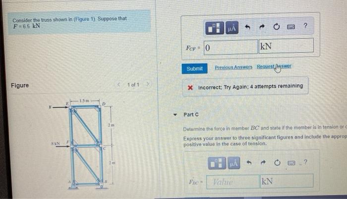 Solved Consider The Truss Shown In (Figure 1) Suppose That | Chegg.com