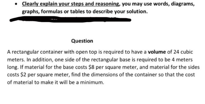 Solved Could you please explain each step and clearly state | Chegg.com