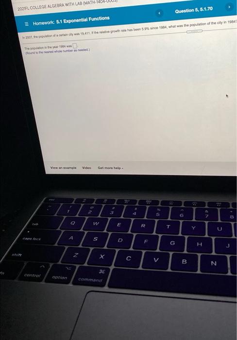 Solved 2021FL COLLEGE ALGEBRA WITH LAB (MATH- Question 5, | Chegg.com