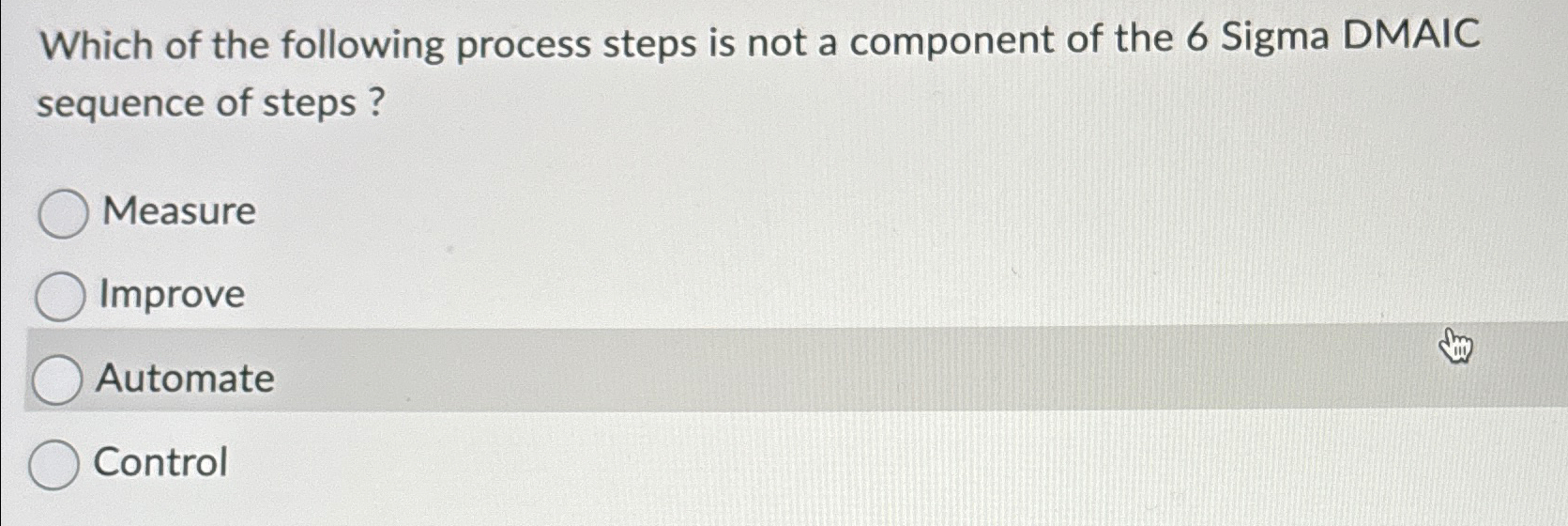 Solved Which of the following process steps is not a | Chegg.com