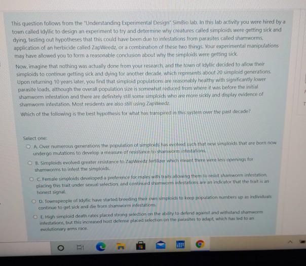 Simutext Understanding Experimental Design Answers - Verified Academic ...