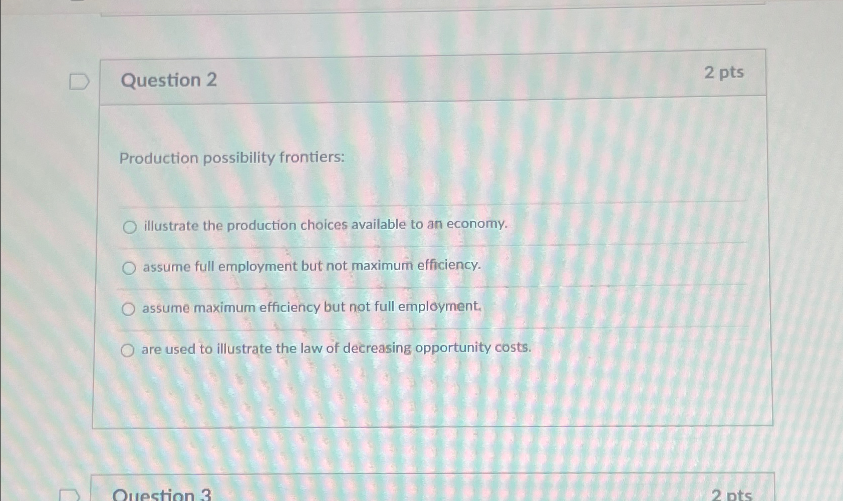 Solved Question 22 ﻿ptsProduction Possibility | Chegg.com