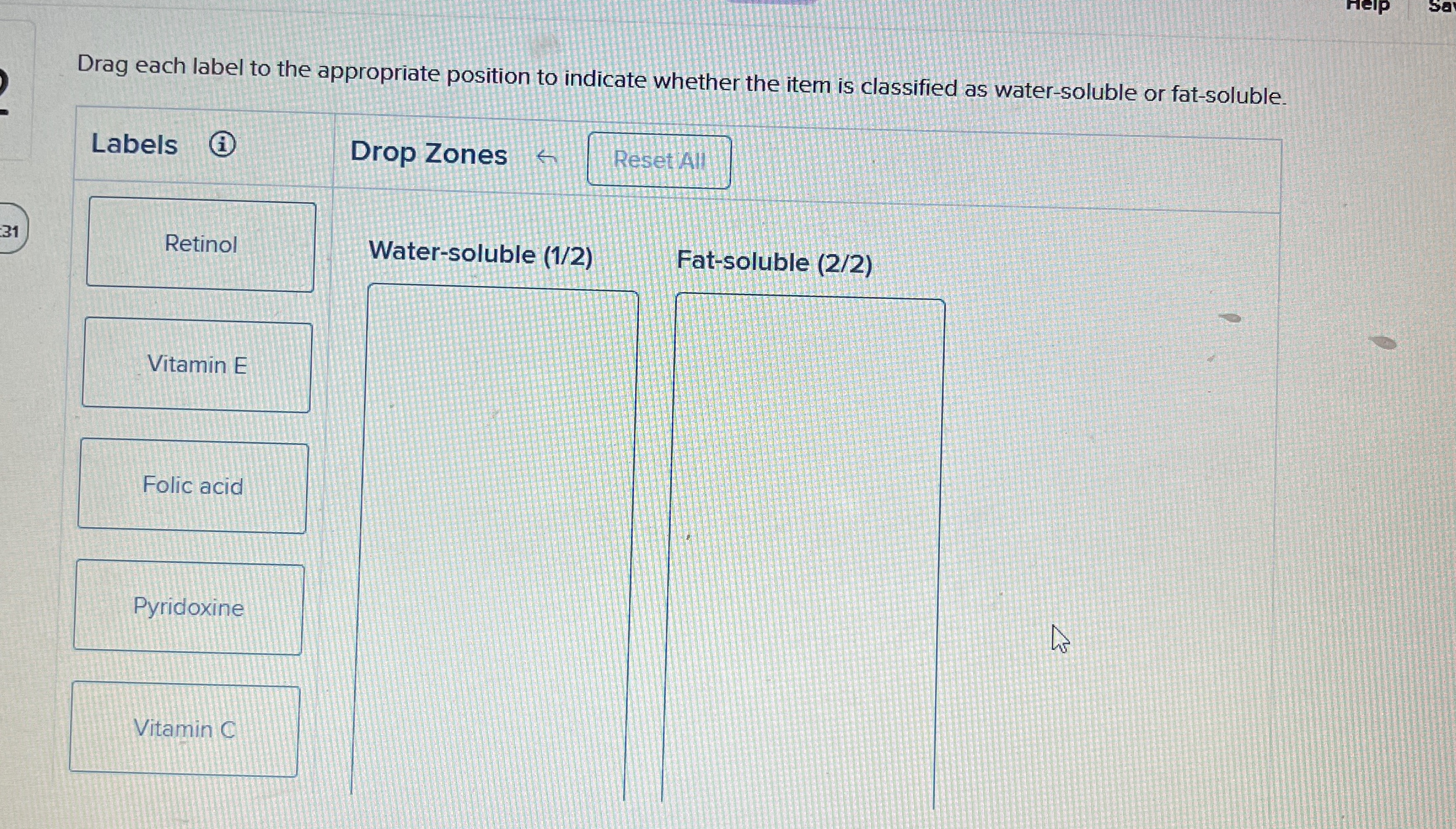 Solved Drag each label to the appropriate position to | Chegg.com