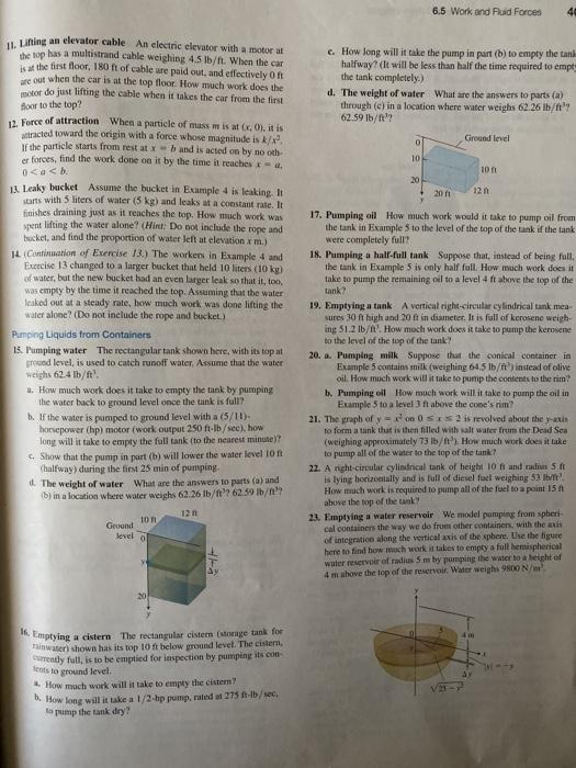 Solved 13. Leaky bucket Assume the bucket in Example 4 is