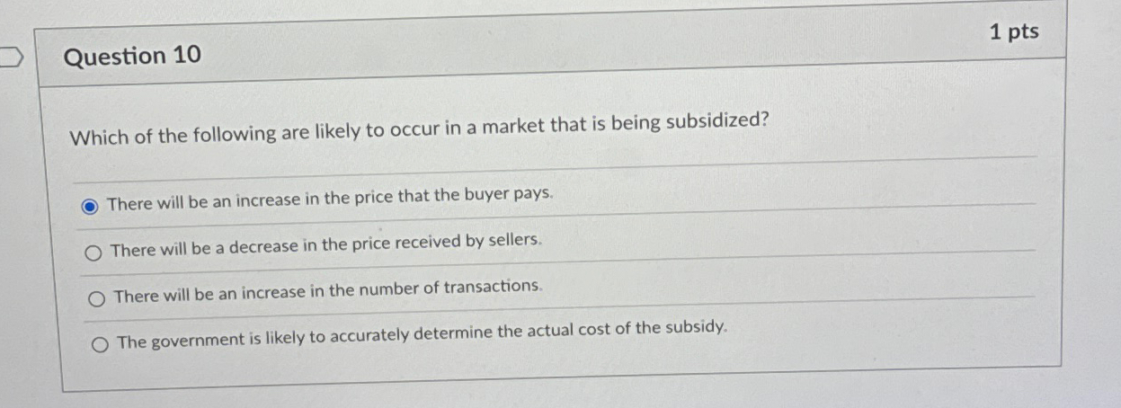 Solved Question 101ptsWhich of the following are likely to | Chegg.com