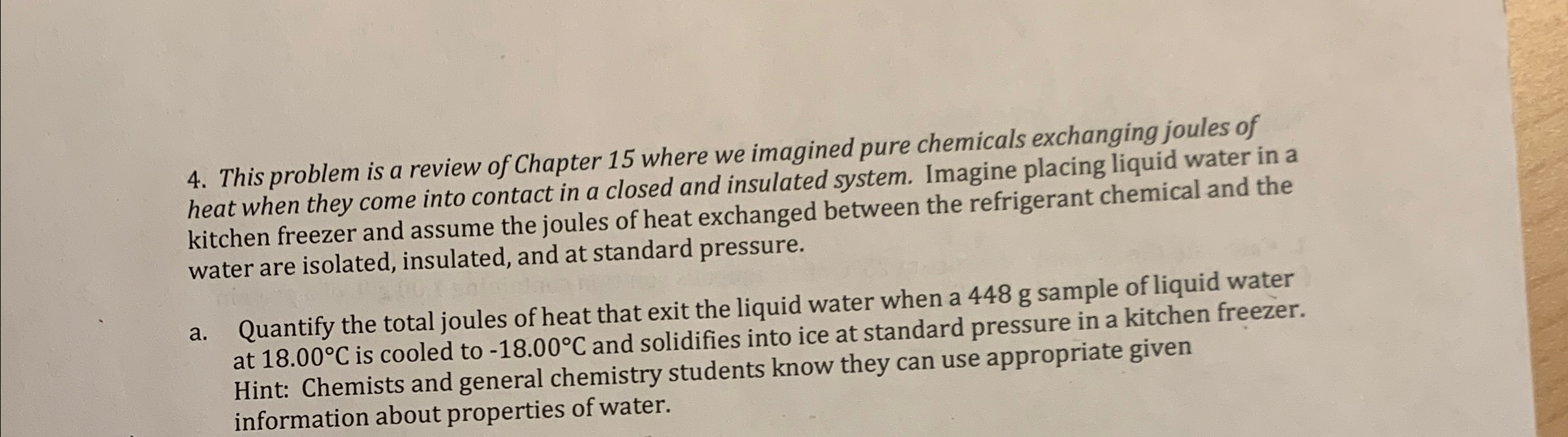 Solved This problem is a review of Chapter 15 ﻿where we | Chegg.com