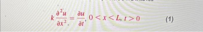 Solved In Problems 1-6, solve the heat equation (1) subject | Chegg.com