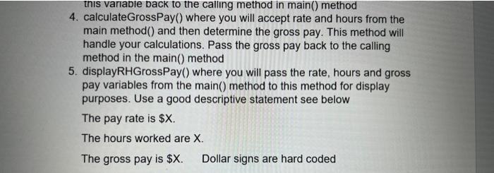 Solved You will calculate the gross pay for an individual | Chegg.com