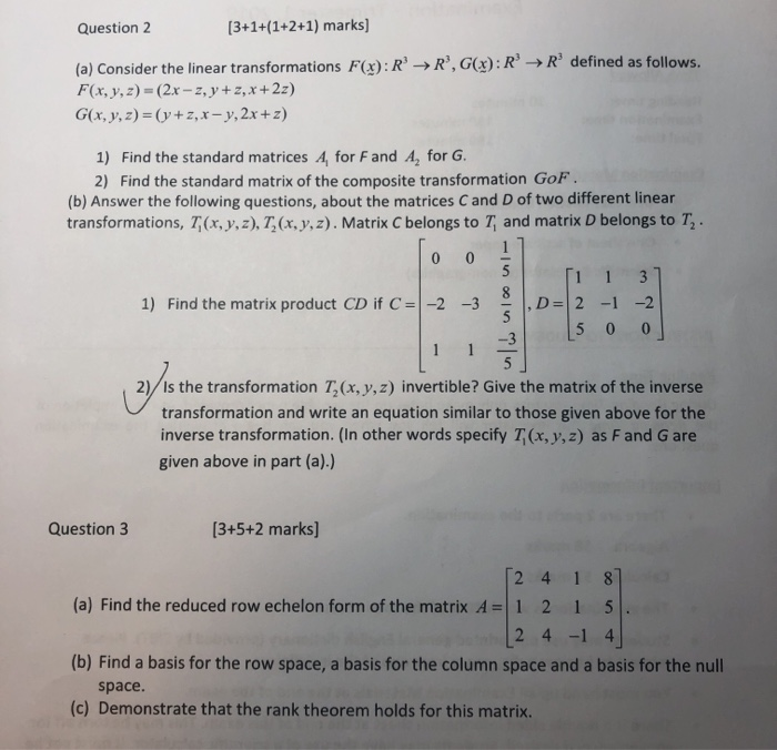 Solved Question 2 3 1 1 2 1 Marks R G X R R Defi Chegg Com