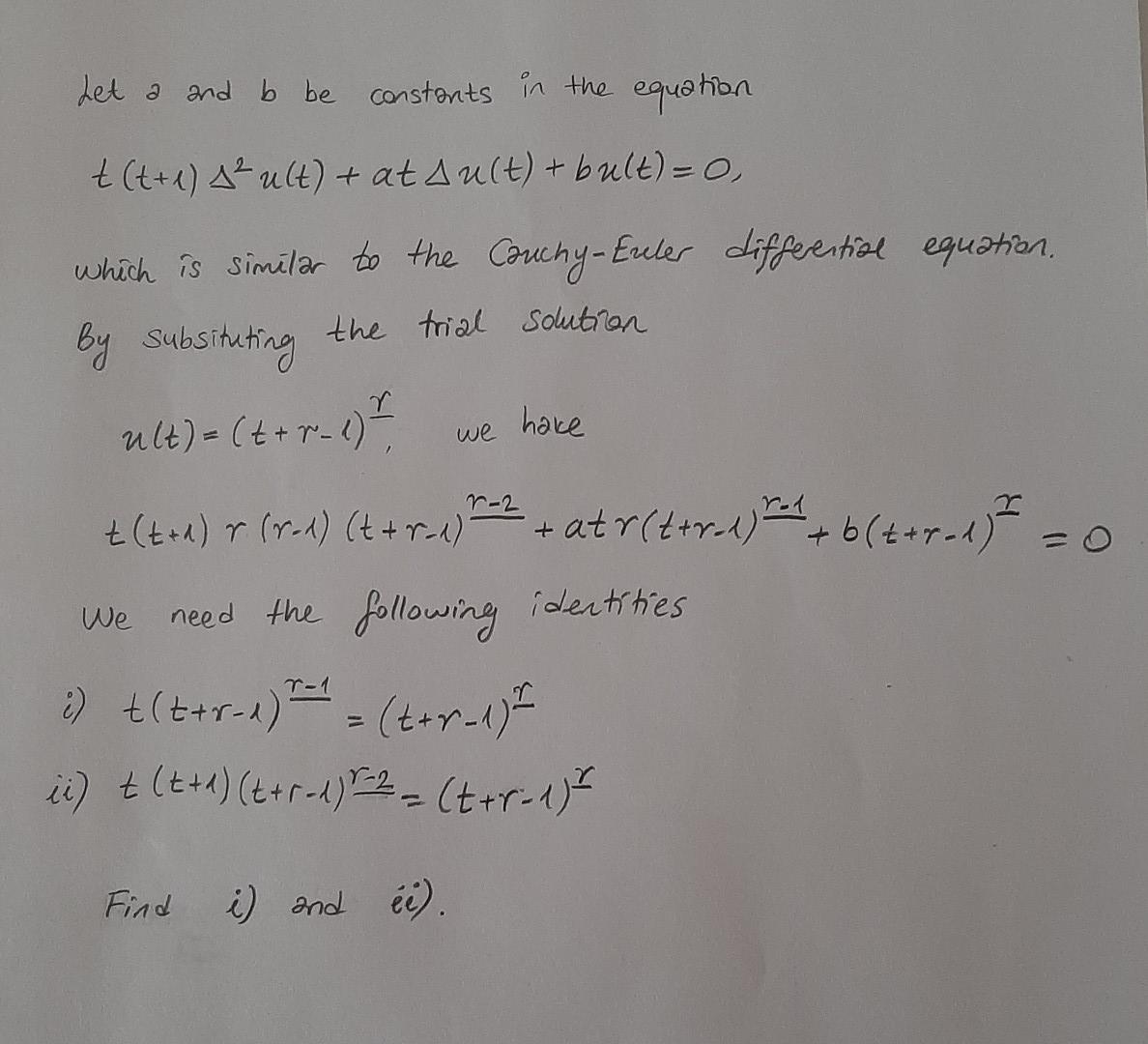 Solved Please find i) and ii) according to the above | Chegg.com