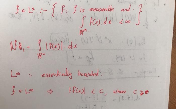Solved Problem 1. Assume f E L'n L” and f > 0. Prove that ſ | Chegg.com