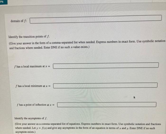 Solved Consider the function. х f(x) = x2 - 25 Use the | Chegg.com