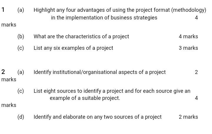 project methodology format