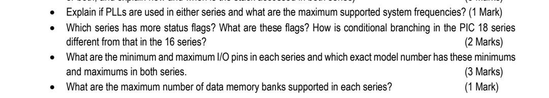 Solved IC 16 series and 18 series Comparison (5 Marks out of | Chegg.com